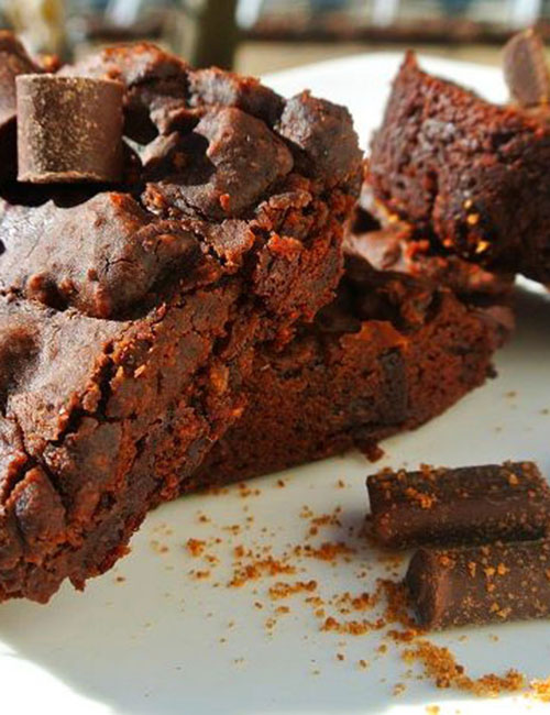 Fudgy Black Bean Brownies