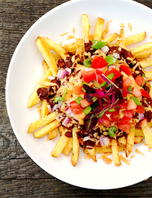 Vegan Chili Cheese Fries